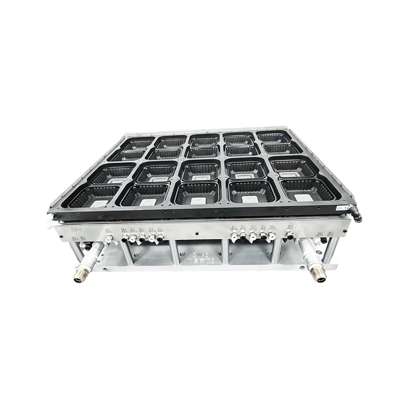 Moule de thermoformage de boîte d'emballage à couvercle rond